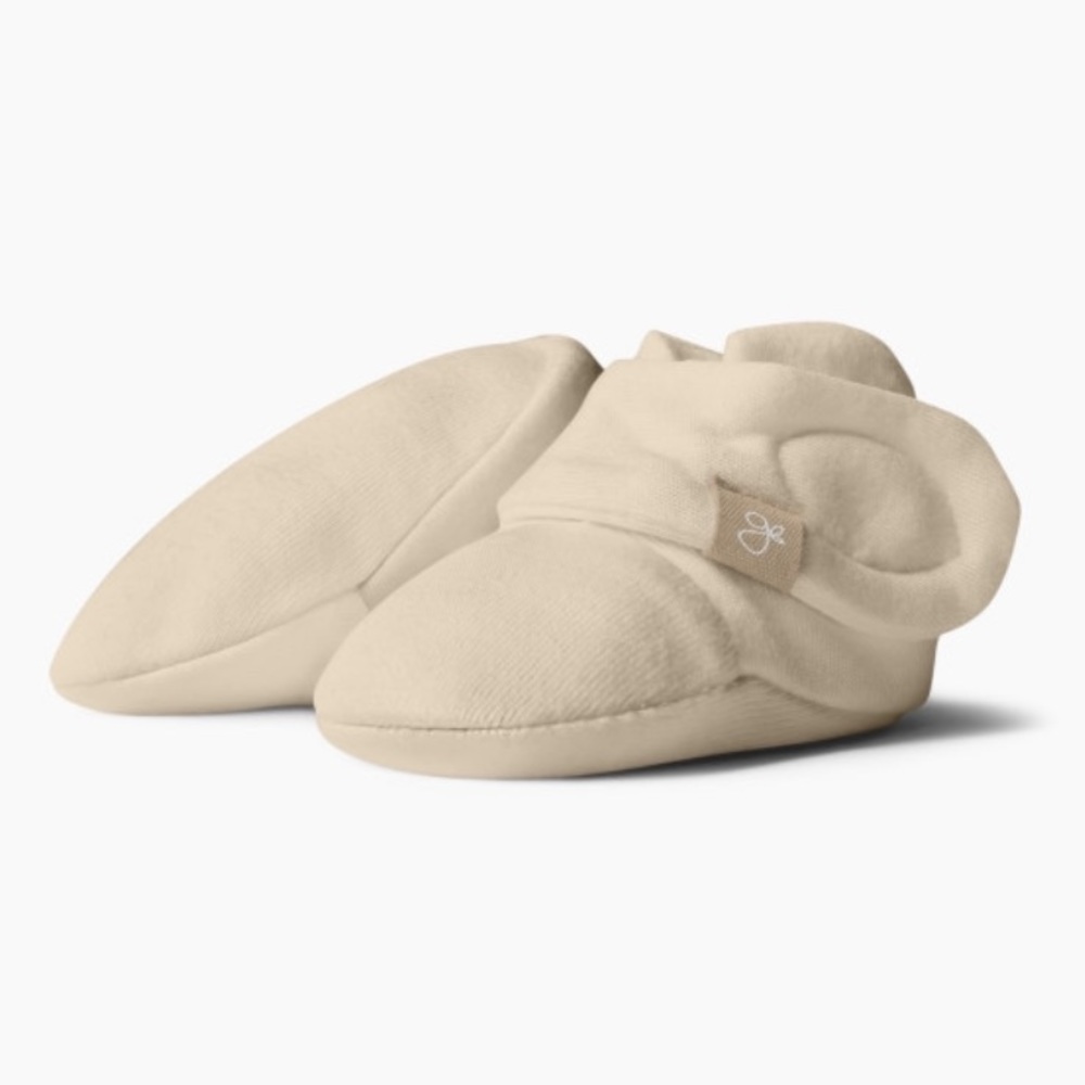 Goumi Booties Oat 0-3 Month NWT